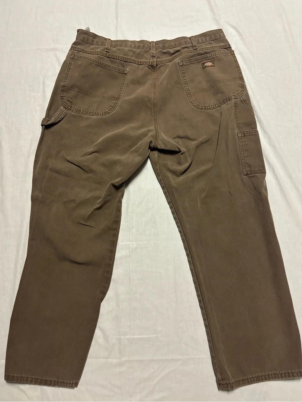 Dickies Men’s Brown Cargo Work Pants - Utility Pockets